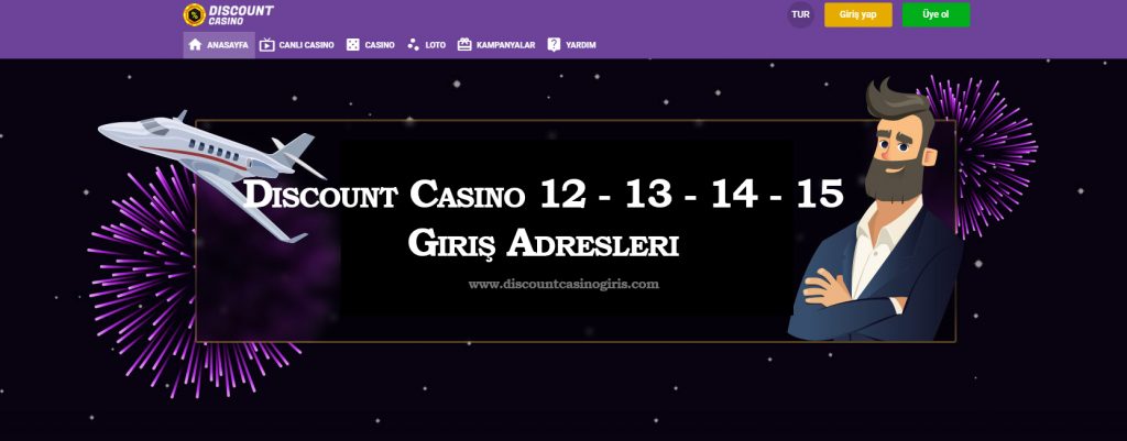 Discount Casino 12 – 13 – 14 – 15 Giriş Adresleri
