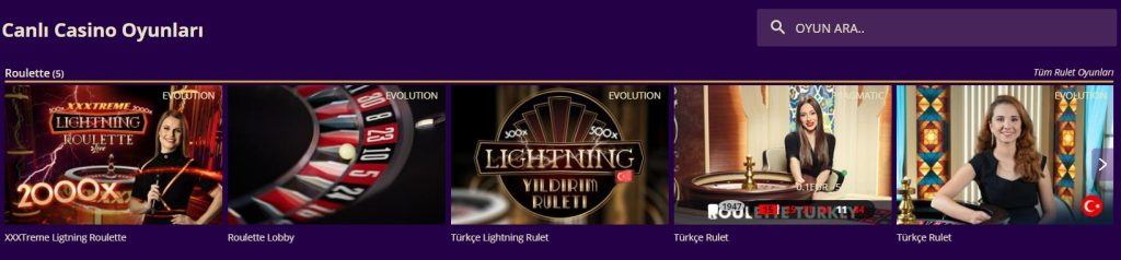 Discount Canlı Casino Oyunları