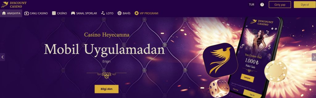 Discountcasino347.com ile Mobil Uygulama